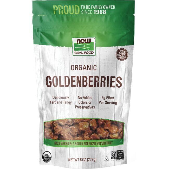 NOW Foods Organic Goldenberries | 8 oz Package
