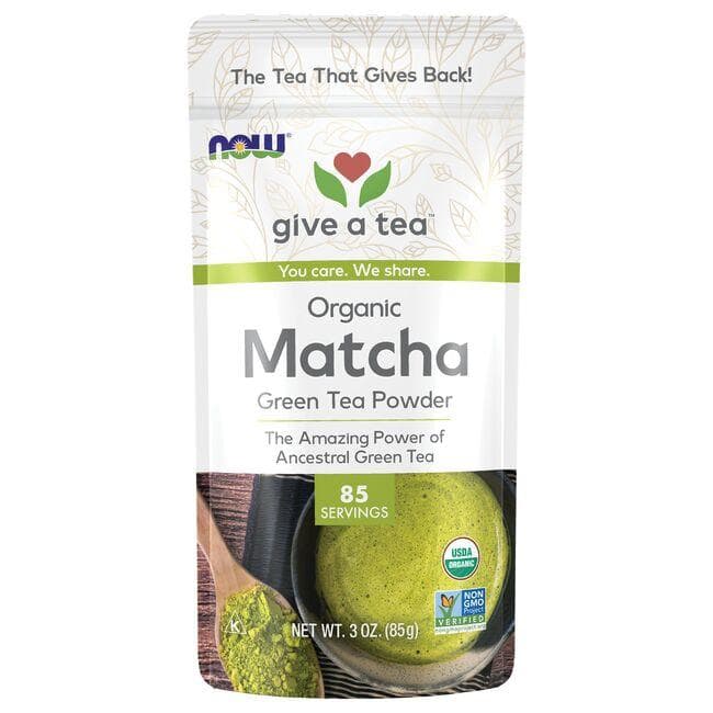 NOW Foods Organic Matcha Green Tea Powder | 3 oz Powder