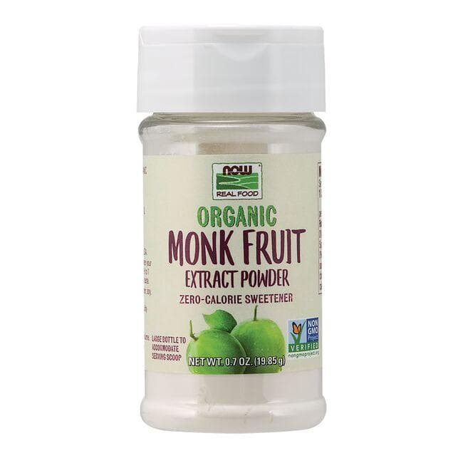 NOW Foods Organic Monk Fruit Extract Powder | 0.7 oz Powder