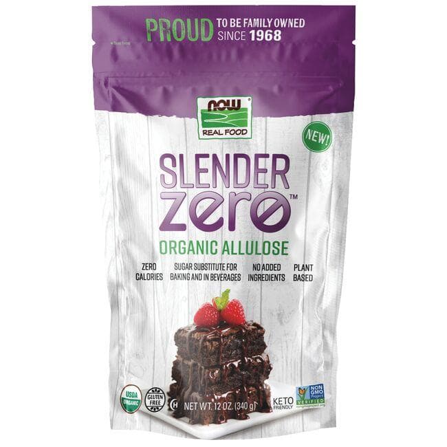 NOW Foods Slender Zero Organic Allulose | 12 oz Powder