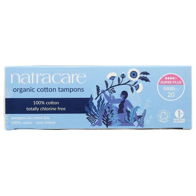 Natracare Organic Cotton Tampons - Super Plus | 20 ct