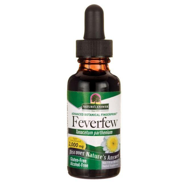 Nature's Answer Feverfew Alcohol Free Vitamin | 2000 mg 1 fl oz Liquid