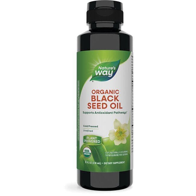 Nature's Way Organic Black Seed Oil Supplement Vitamin | 8 fl oz Liquid | Herbs and Supplements