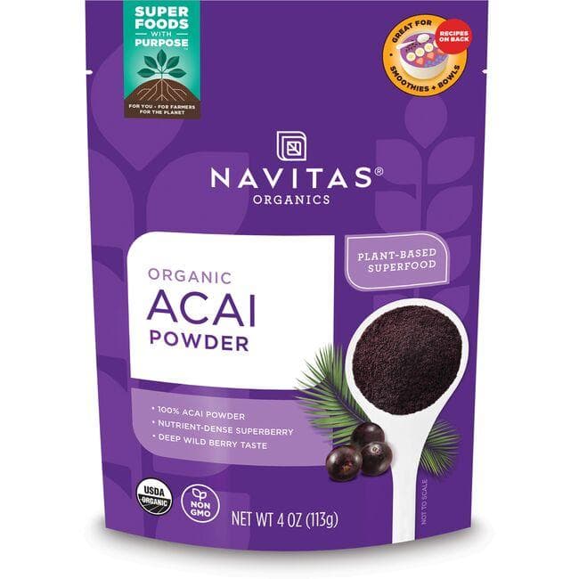 Navitas Organics Organic Acia Powder | 4 oz Package
