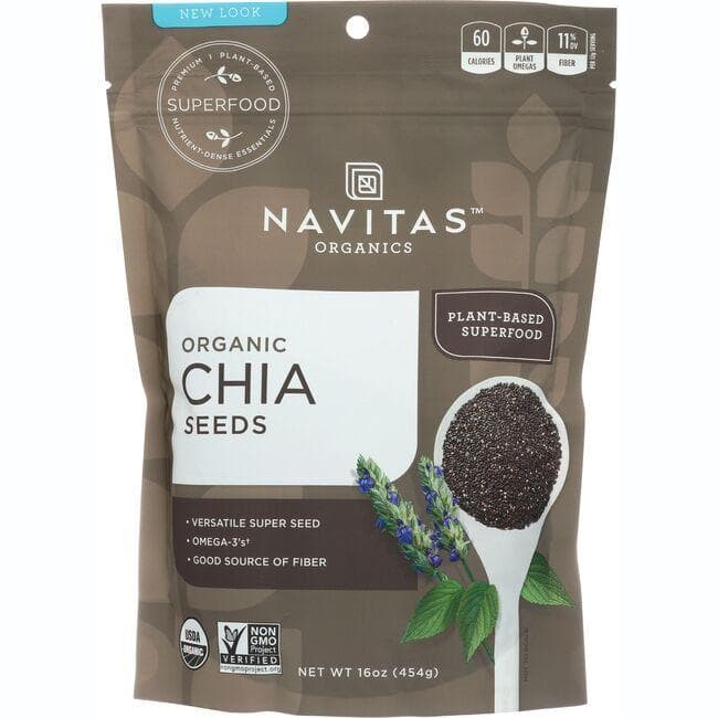 Navitas Organics Organic Chia Seeds | 16 oz Package