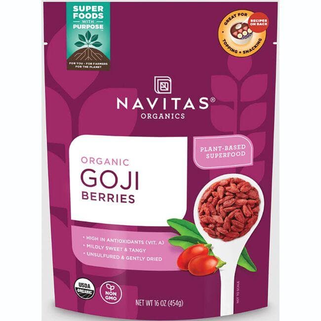Navitas Organics Organic Goji Berries | 16 oz Package