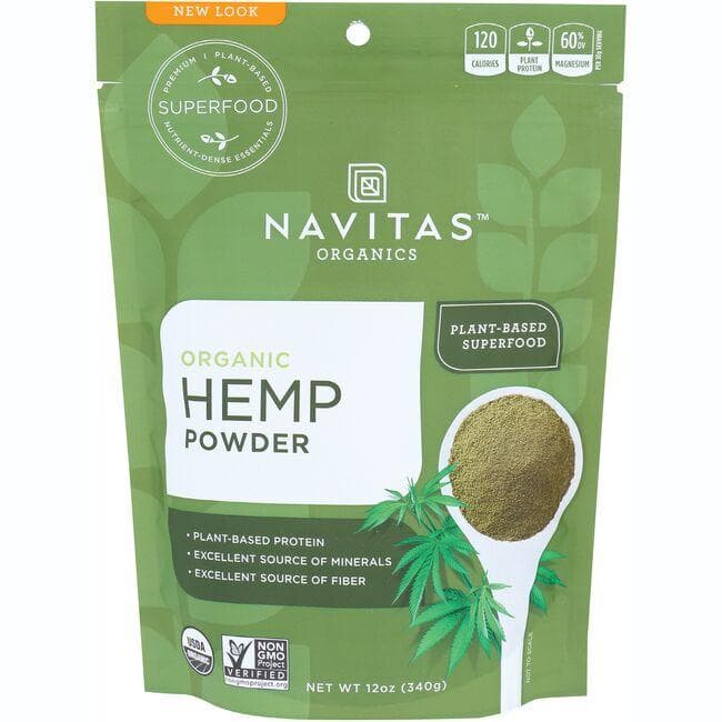 Navitas Organics Organic Hemp Powder | 12 oz Package
