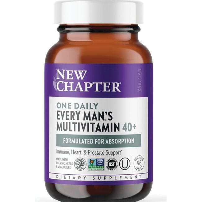 New Chapter One Daily Every Man's Multivitamin 40+ | 96 Veg Tabs