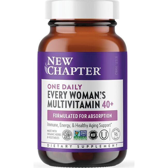 New Chapter One Daily Every Woman's Multivitamin 40+ | 96 Veg Tabs