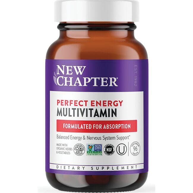 New Chapter Perfect Energy Multivitamin | 96 Veg Tabs