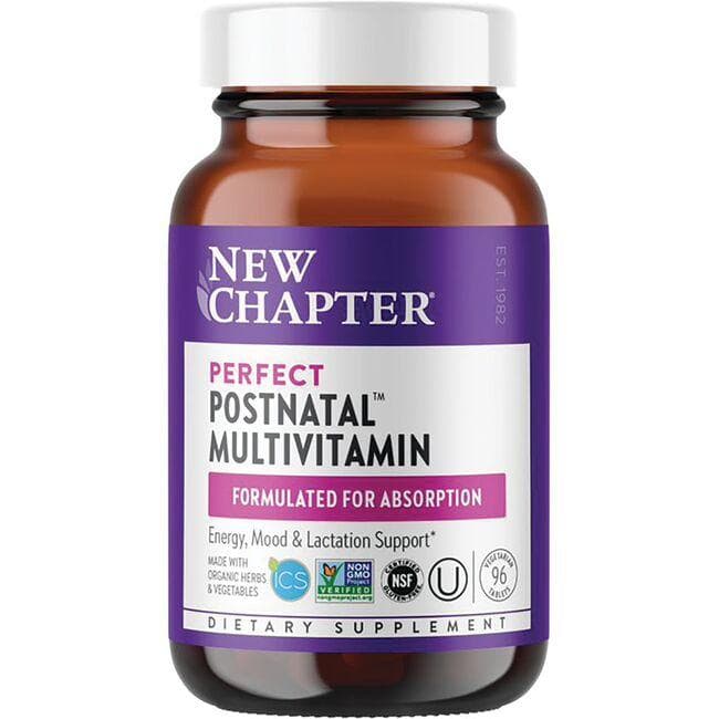 New Chapter Perfect Postnatal Multivitamin | 96 Veg Tabs