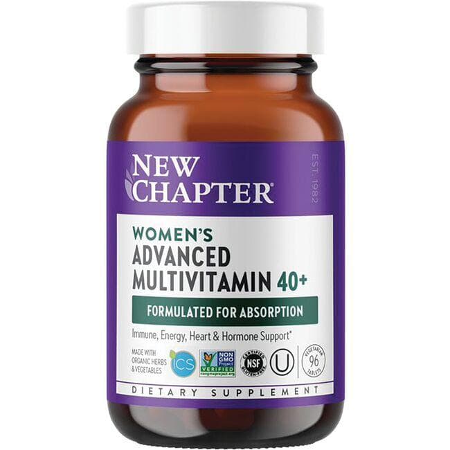 New Chapter Women's Advanced Multivitamin 40+ | 96 Veg Tabs