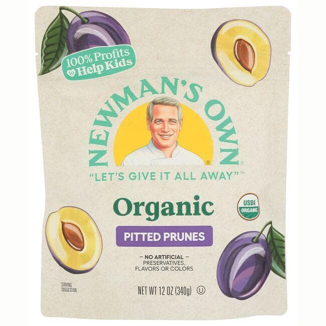 Newman's Own Organics Organic Pitted Prunes | 12 oz Package
