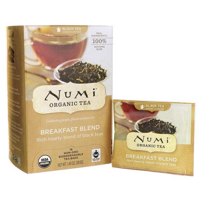 Numi Organic Tea Black - Breakfast Blend | 18 Bags