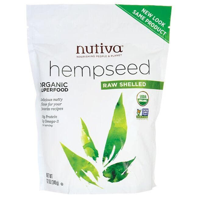 Nutiva Hempseed Organic Superfood - Raw Shelled | 12 oz Package