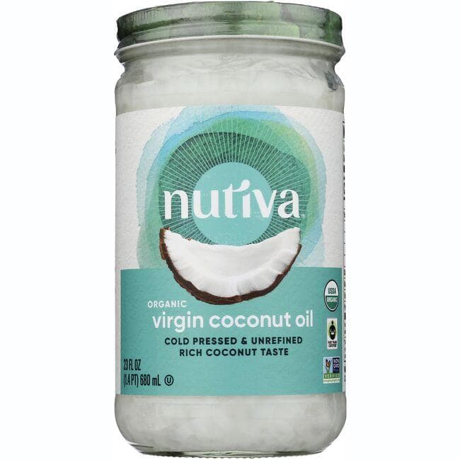 Nutiva Organic Virgin Coconut Oil | 23 fl oz Solid Oil