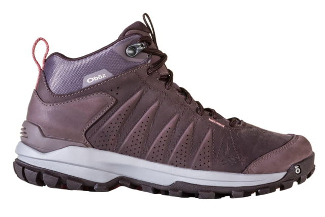 Oboz Sypes Mid Leather B-DRY Hiking Shoes - Women's Peppercorn 7 Wide