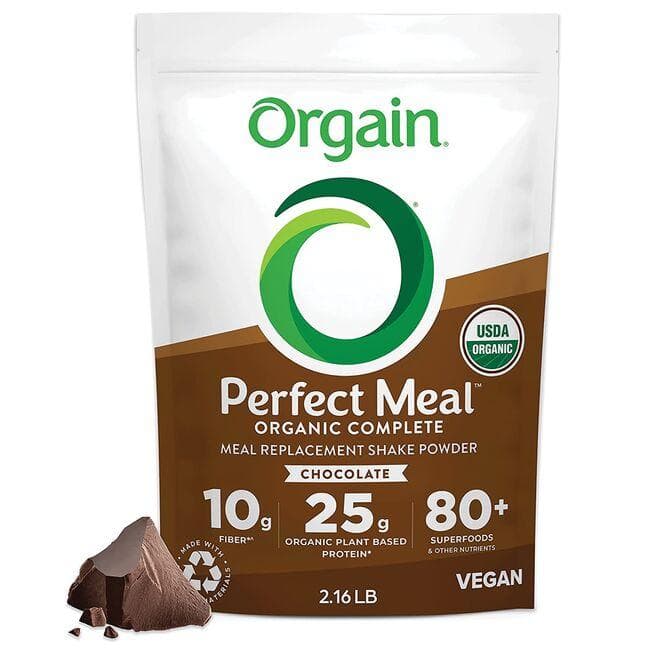 Orgain Organic Perfect Meal Powder - Chocolate | 34.5 oz Powder | Weight Control