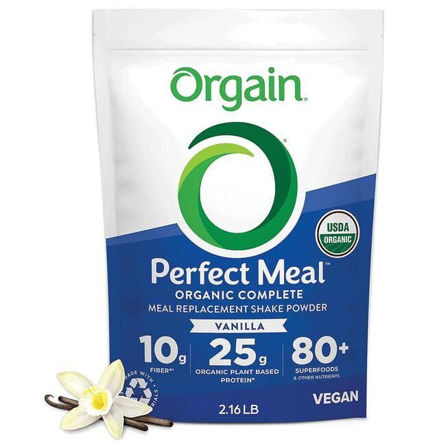 Orgain Organic Perfect Meal Powder - Vanilla | 34.5 oz Powder | Weight Control