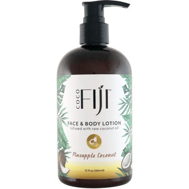 Organic Fiji Coco Face & Body Lotion - Pineapple Coconut | 12 fl oz Lotion
