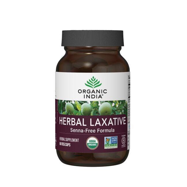 Organic India Herbal Laxative Senna-Free Formula Vitamin | 60 Veg Caps