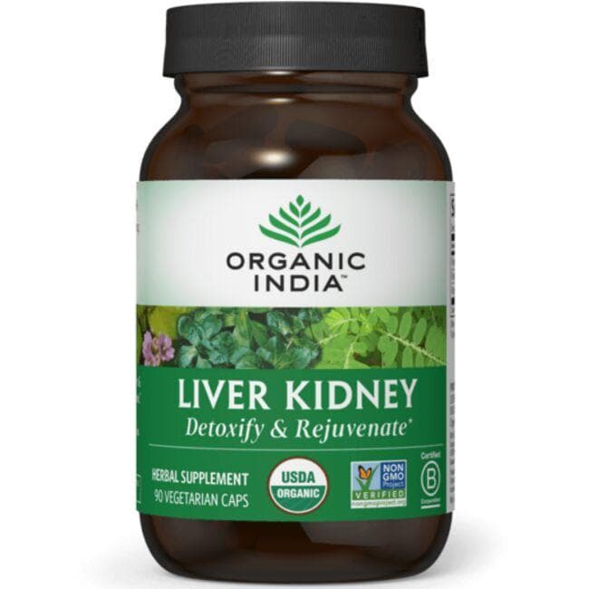 Organic India Liver Kidney Vitamin | 90 Veg Caps