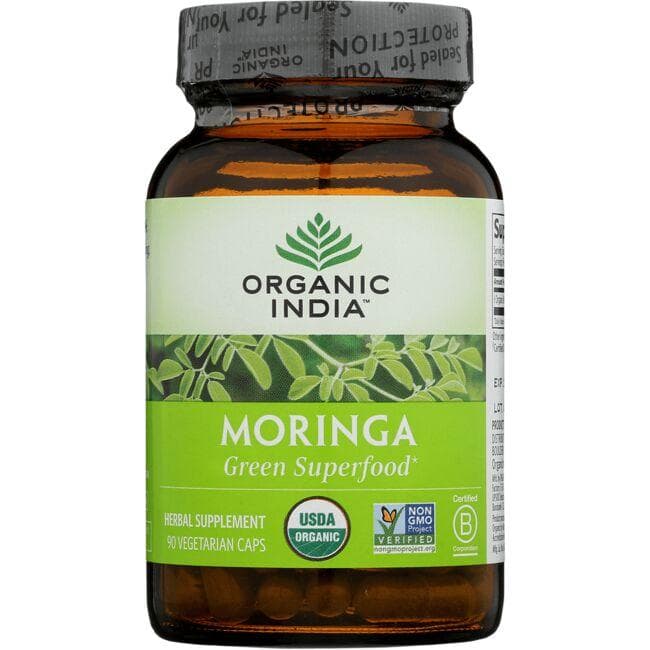 Organic India Moringa Vitamin | 700 mg | 90 Veg Caps