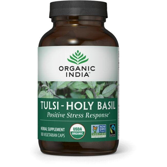 Organic India Tulsi - Holy Basil Vitamin | 180 Veg Caps