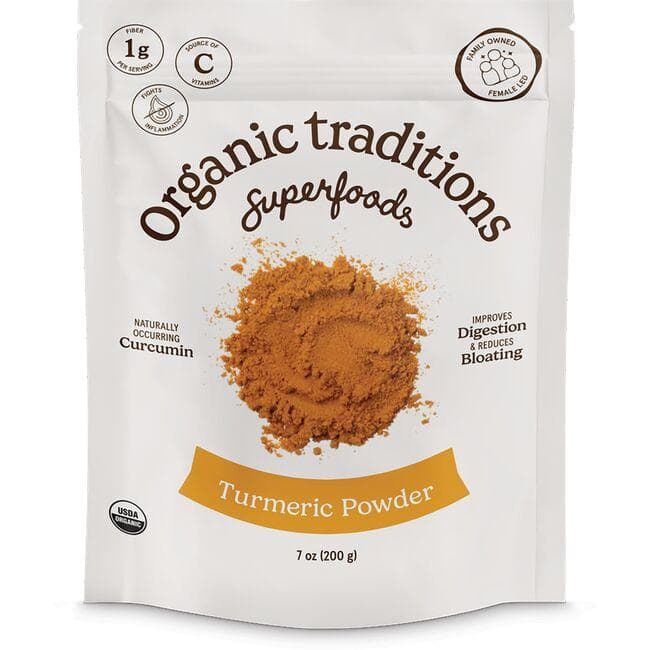 Organic Traditions Turmeric Powder | 7 oz Package