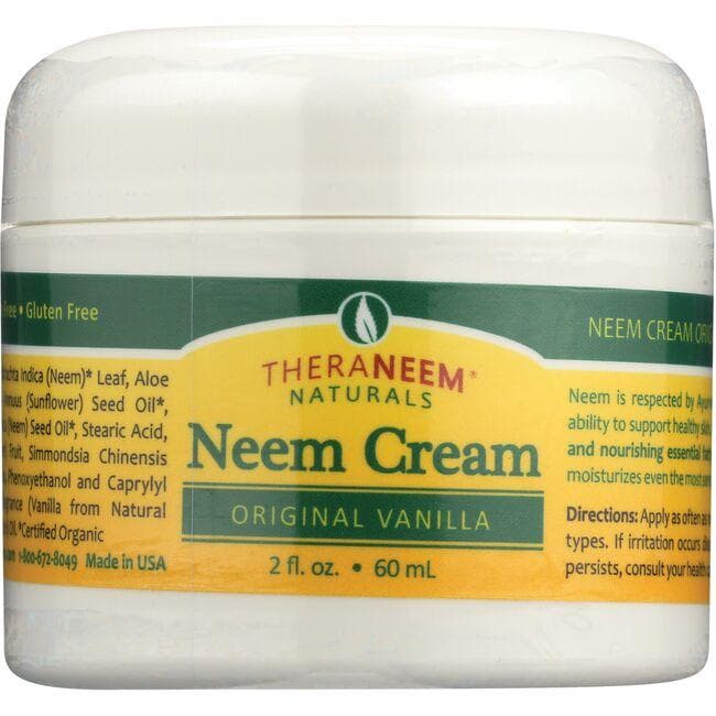 Organix South Theraneem Naturals Neem Cream - Organic Vanilla | 2 fl oz Cream