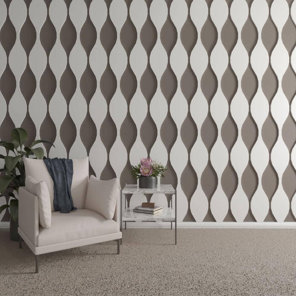 Ozark 47 in. H x 0.625 in. W Slatwall Panels in PVC 9-Pack