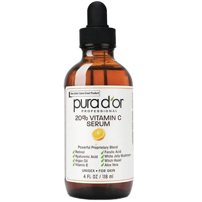 Pura D'Or 20% Vitamin C Serum | 4 fl oz Serum