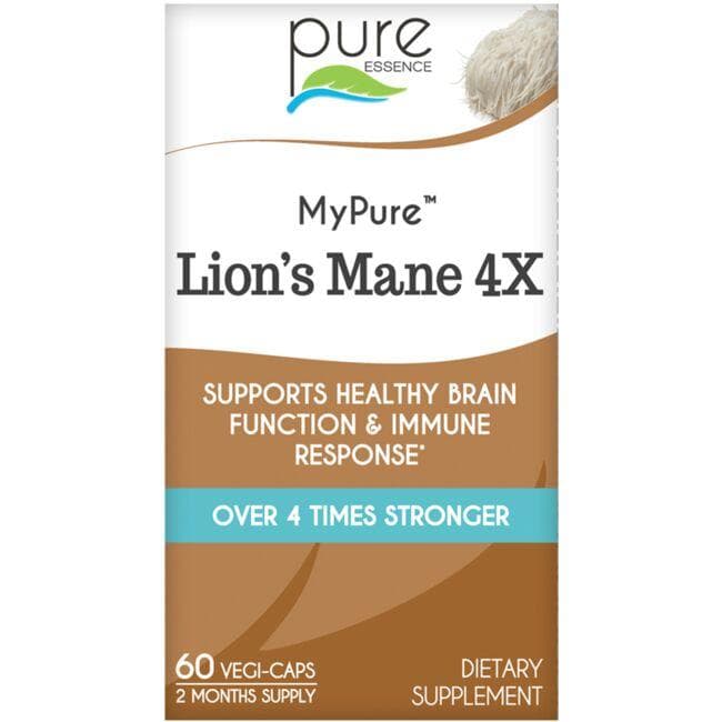 Pure Essence Mypure Lion's Mane 4X Vitamin | 60 Caps