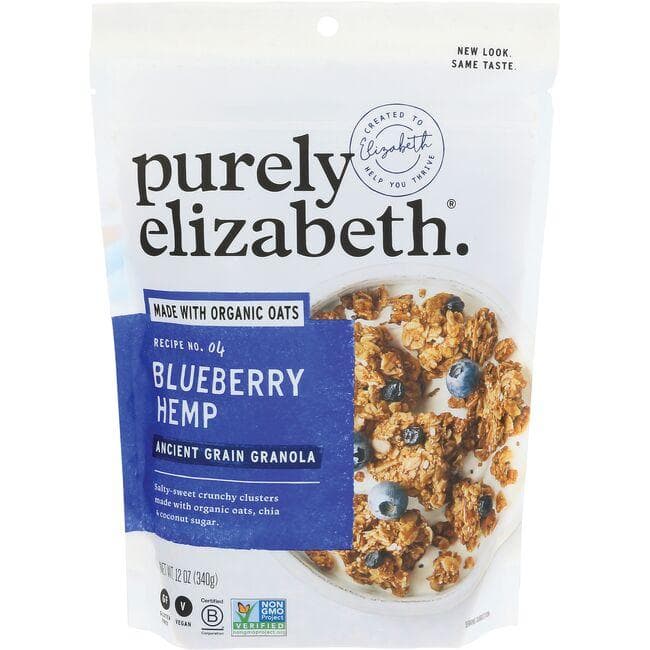 Purely Elizabeth Ancient Grain Granola - Blueberry Hemp | 12 oz Package