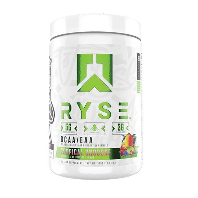Ryse Bcaa+Eaa - Tropical Snocone Supplement Vitamin | 13.3 oz Powder