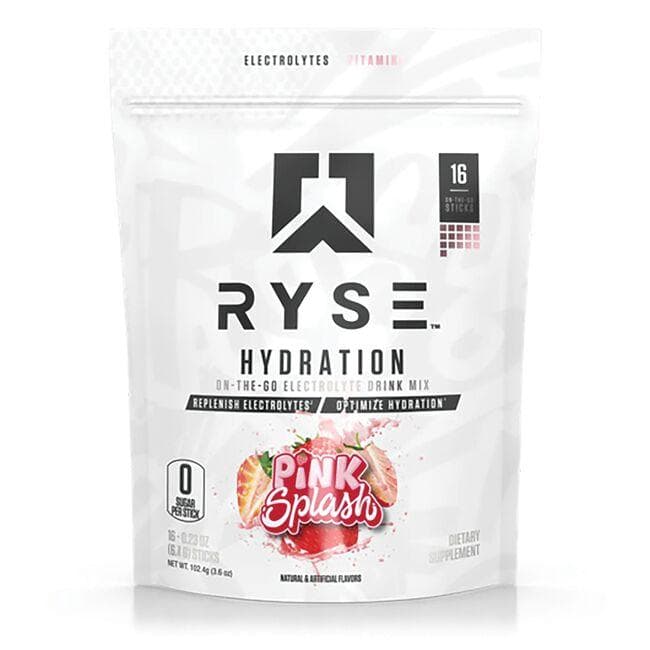 Ryse Hydration Electrolyte Drink Mix - Pink Splash Vitamin | 16 Packets