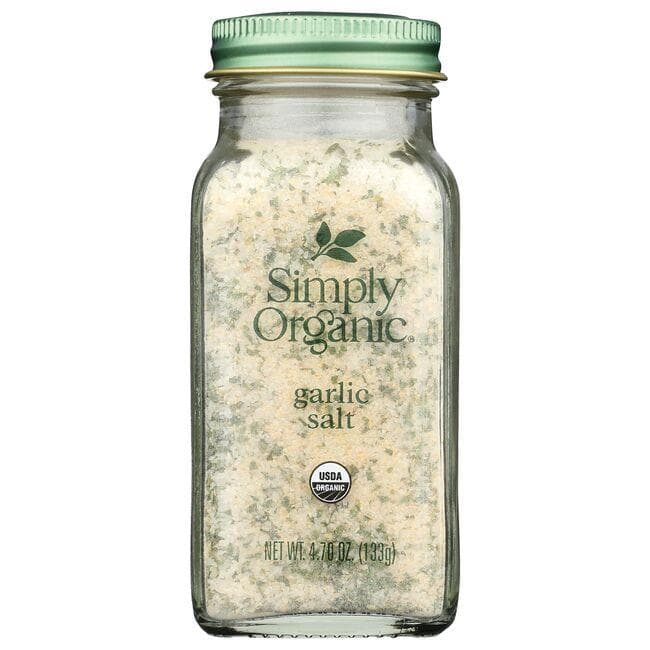 Simply Organic Garlic Salt | 4.70 oz Jar