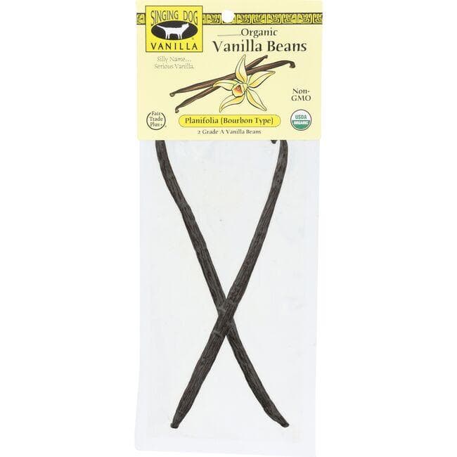 Singing Dog Vanilla Organic Beans | 2 ct