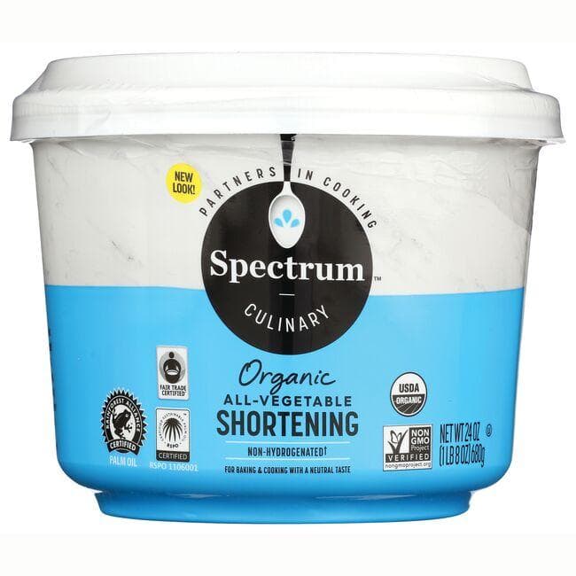 Spectrum Essentials Organic All-Vegetable Shortening | 24 oz Solid Oil