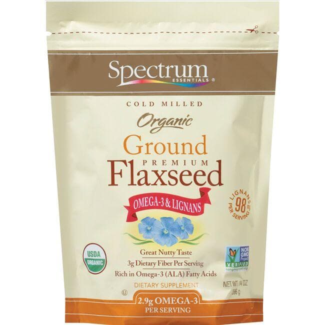 Spectrum Essentials Organic Ground Premium Flaxseed | 24 oz Package