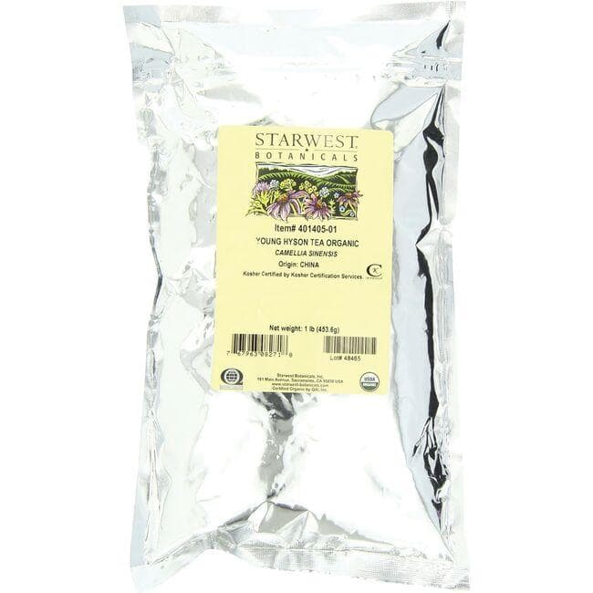 Starwest Botanicals Young Hyson Tea Organic | 1 lb Package