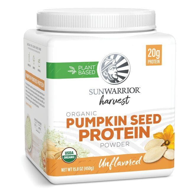 Sunwarrior Harvest Organic Pumpkin Seed Protein Powder | 15.8 oz Powder