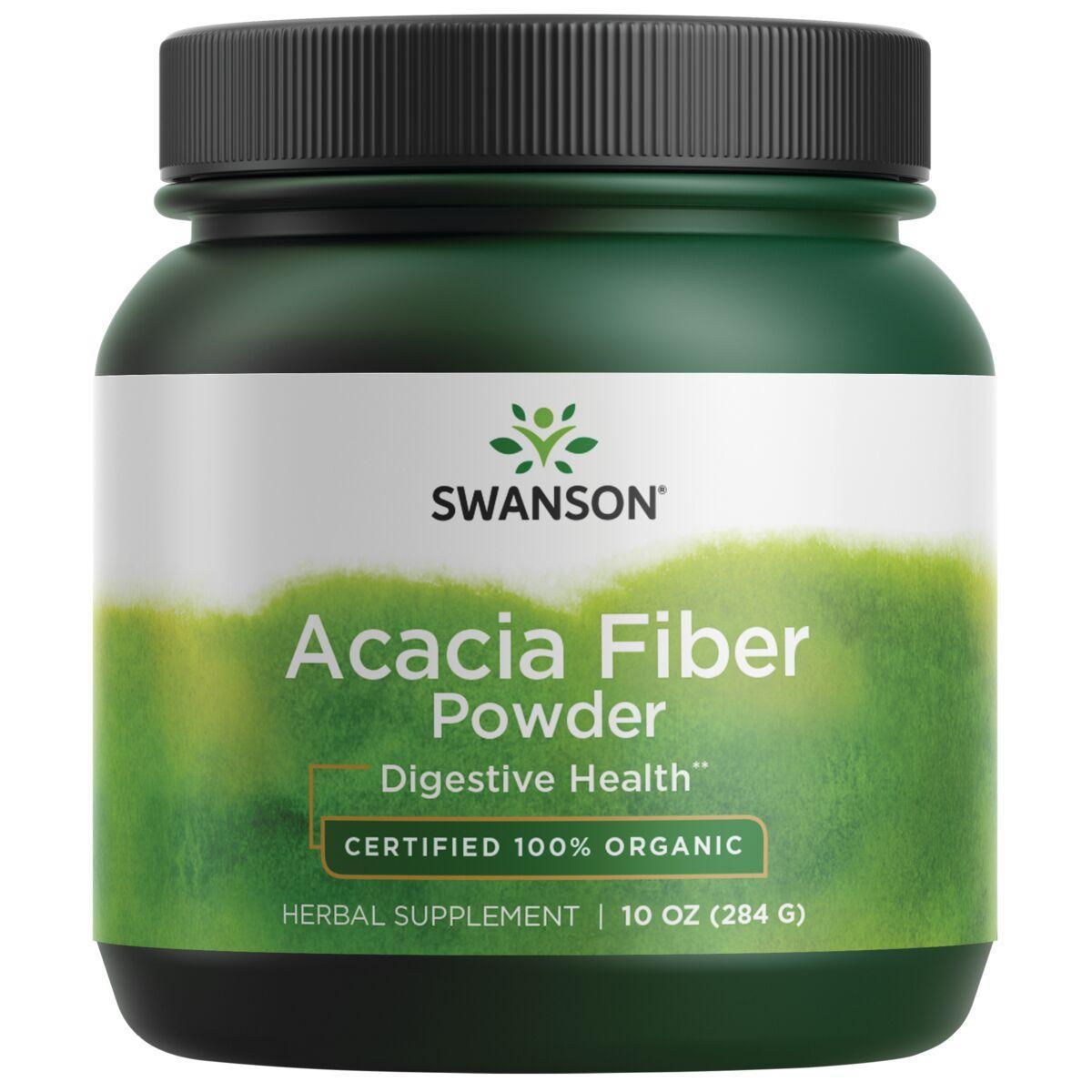 Swanson Vitamins Acacia Fiber Powder - 100% Organic | 10 oz Powder