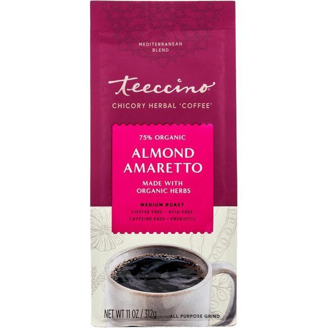 Teeccino Chicory Herbal 'Coffee' - Almond Amaretto | 11 oz Package