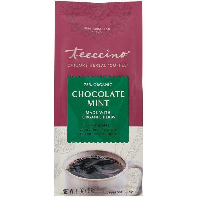 Teeccino Chicory Herbal 'Coffee' - Chocolate Mint | 11 oz Package