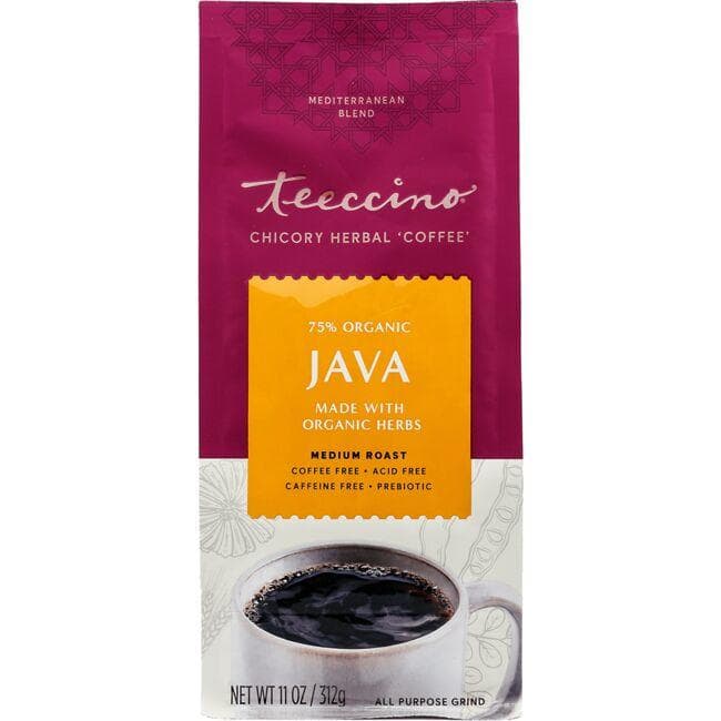 Teeccino Chicory Herbal'Coffee' - Java | 11 oz Package