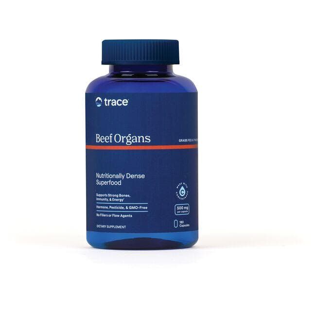 Trace Grass-Fed Beef Organs Supplement Vitamin | 500 mg | 180 Caps