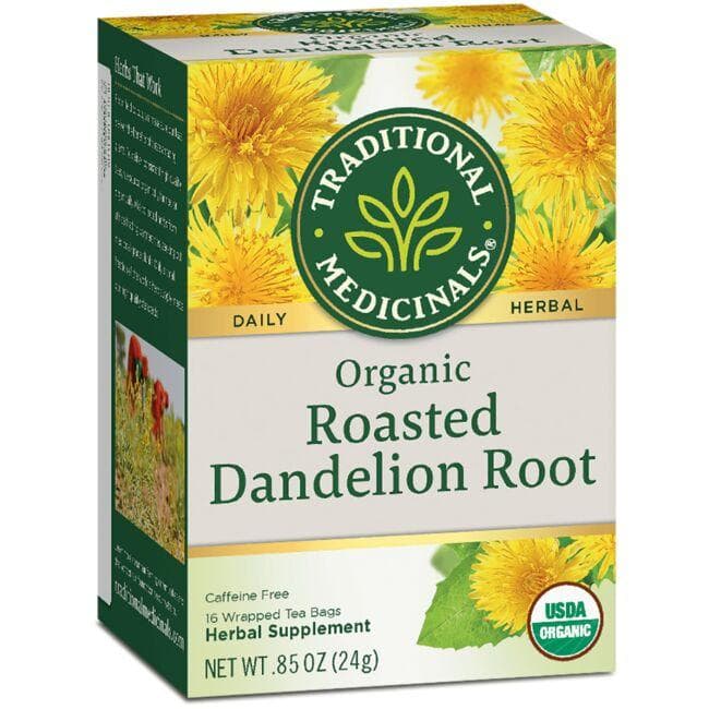 Traditional Medicinals Organic Roasted Dandelion Root Tea | 16 Bags