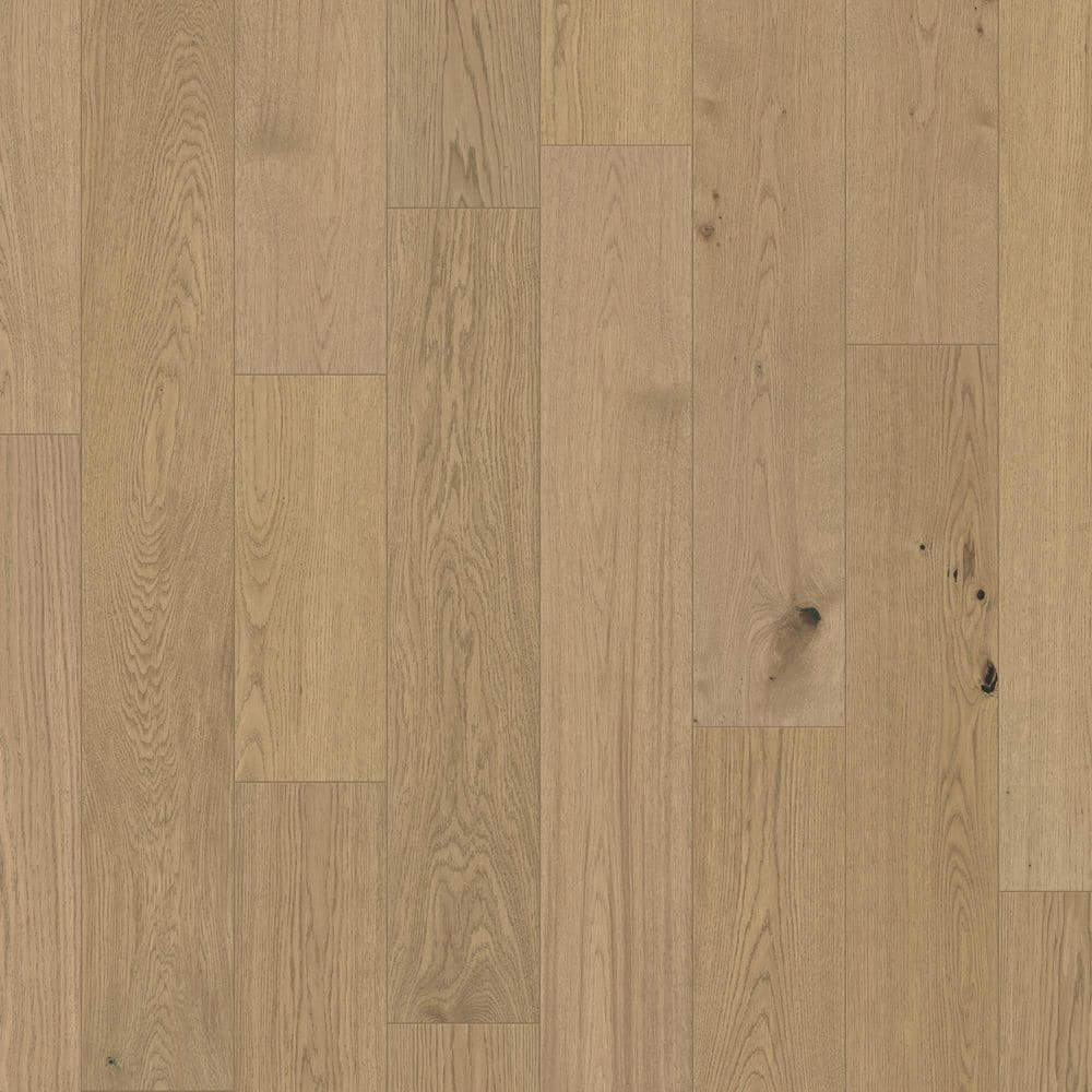 Turner XL Euro Oak 9/16 in.T x 8.66 in. W Tongue and Groove Wire Brushed Engineered Hardwood Flooring(31.25 sq.ft./Case)