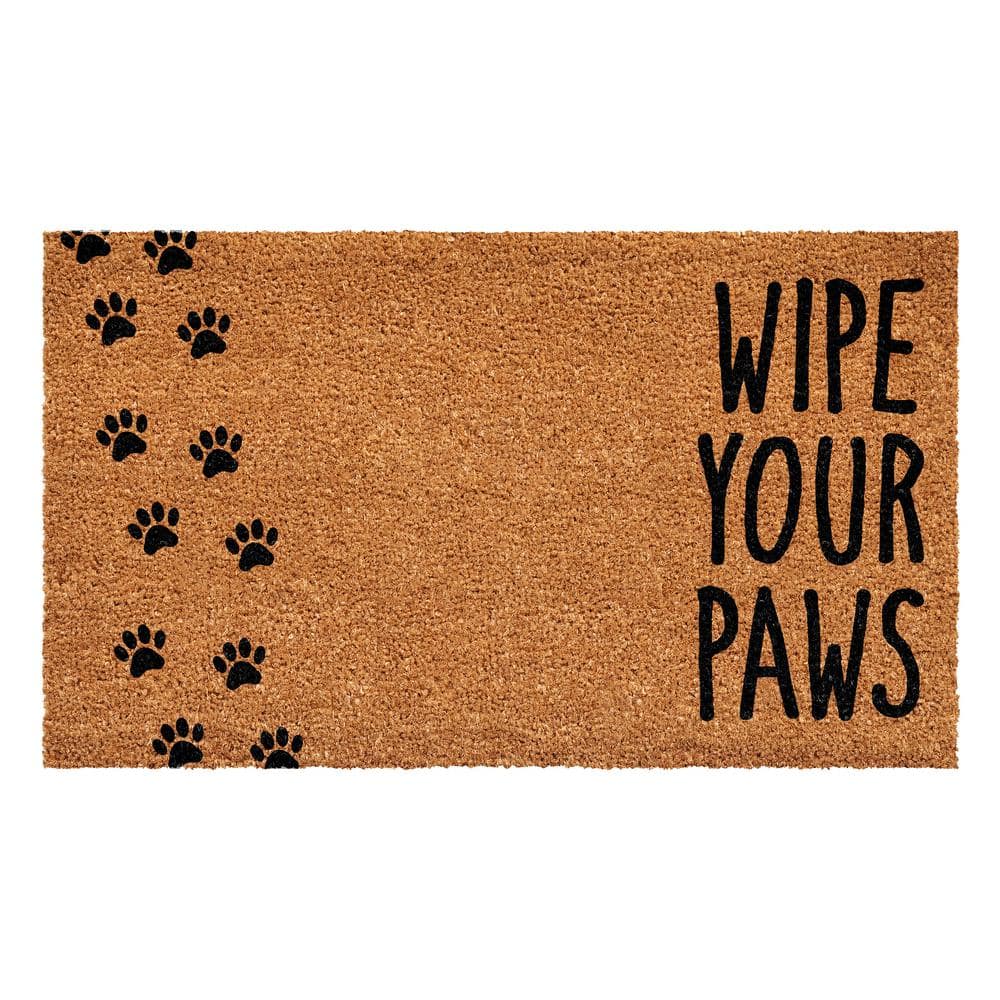Vertical Wipe Your Paws 36 in. x 72 in. Door Mat